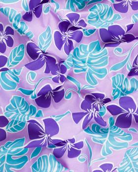 Tissu Polynésien MOEMOEA Violet - Tissushop